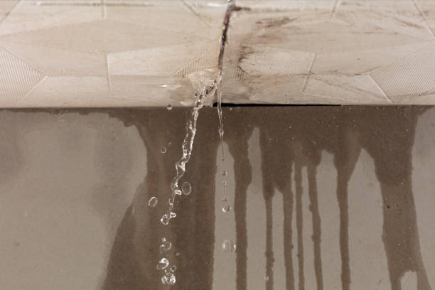 Professional Flood Damage Cleanup technician working in Purdys, NY